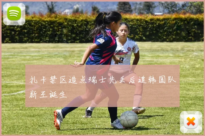 扎卡禁区造点瑞士先丢后追韩国队新王诞生